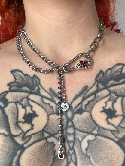 Rova | soldered Carabiner Necklace