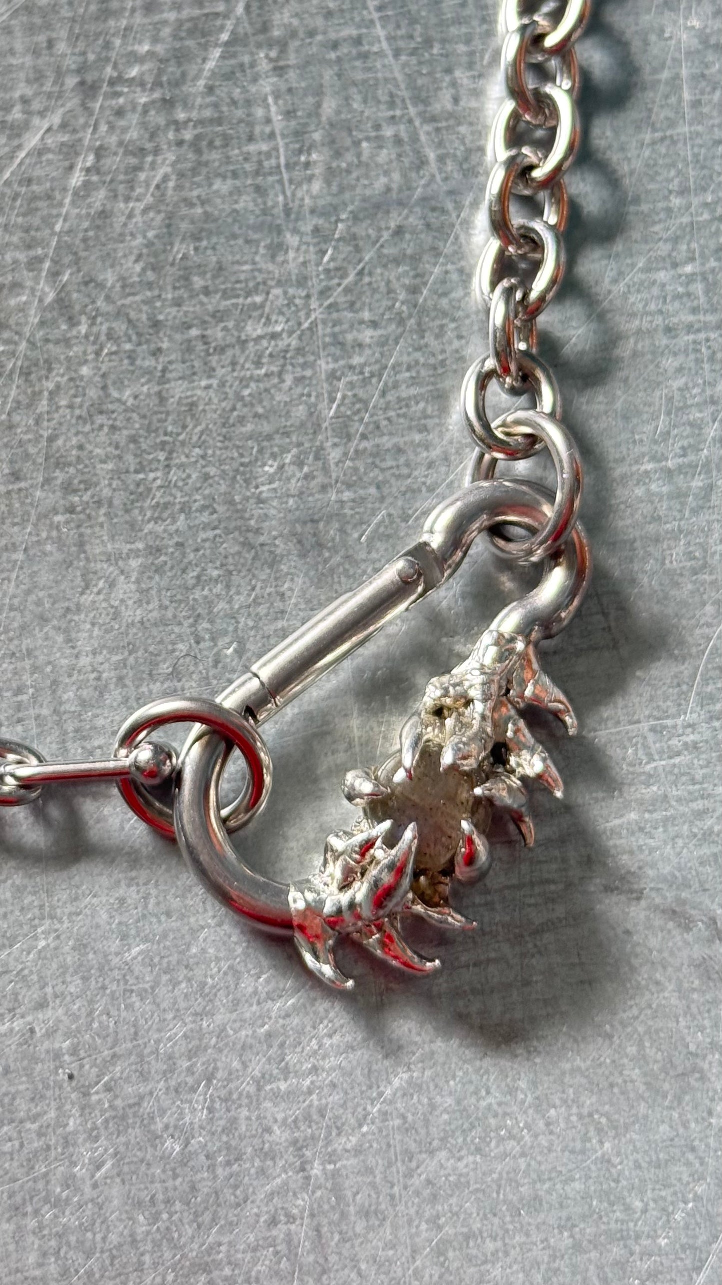 Sira | soldered Carabiner Necklace