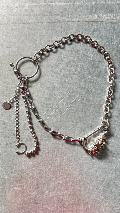 Sira | soldered Carabiner Necklace