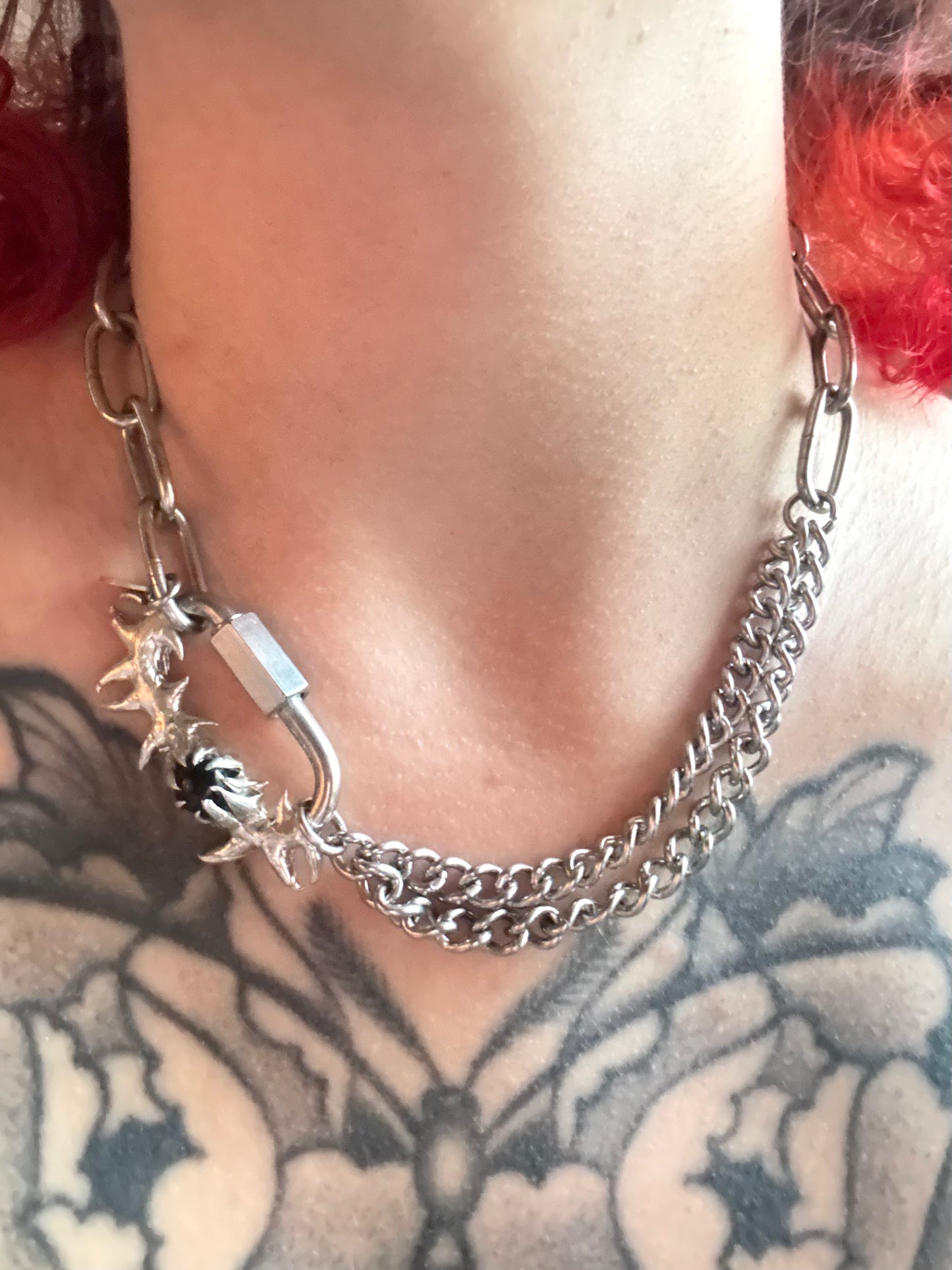Vexa | soldered Carabiner Necklace