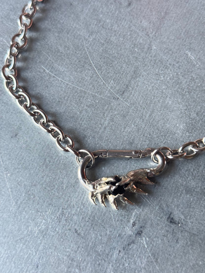 Xylia | soldered Carabiner Necklace