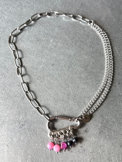 Bi | soldered Carabiner Necklace