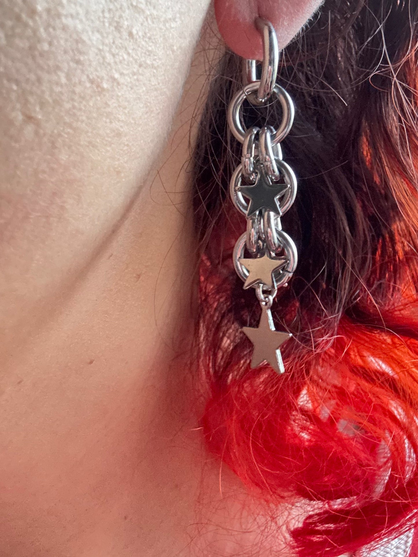 Elsa double star | Chainmail Earring