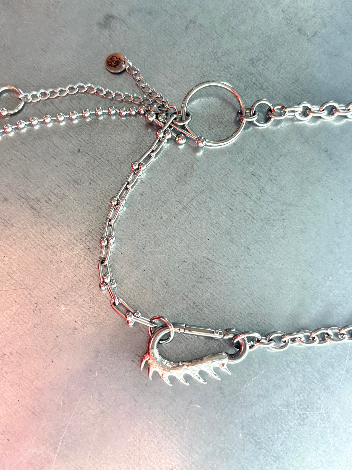 Exe | soldered Carabiner Necklace