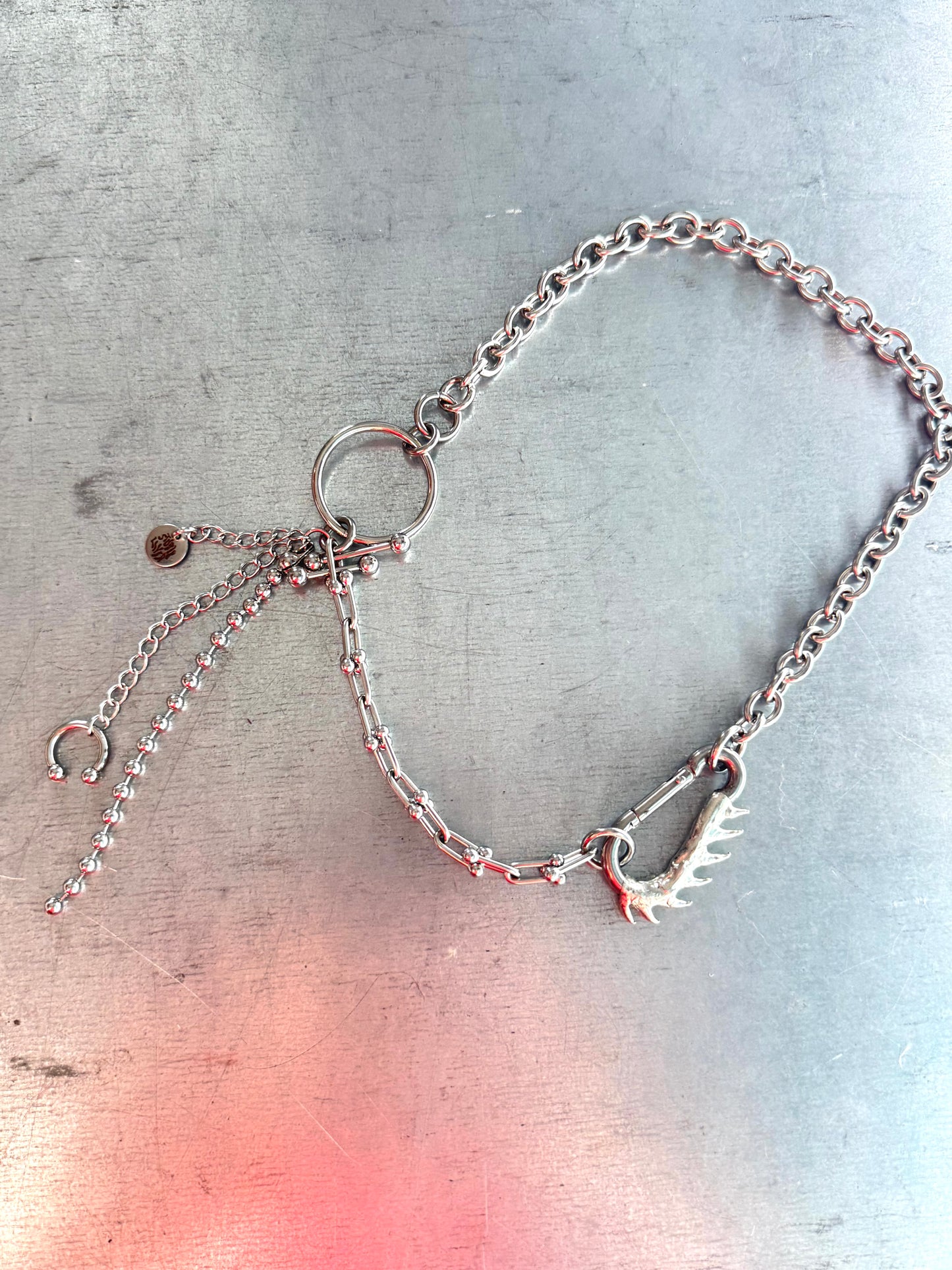 Exe | soldered Carabiner Necklace