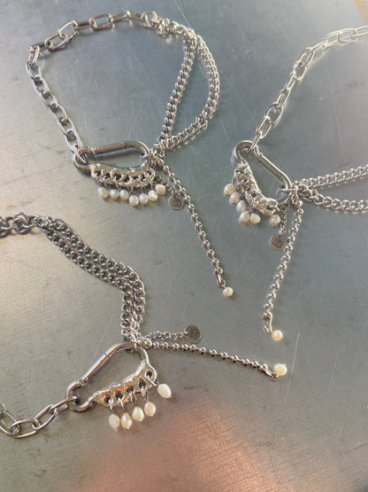 Iska | soldered Carabiner Necklace