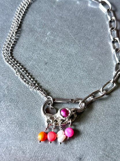 Lesbian I | soldered Carabiner Necklace