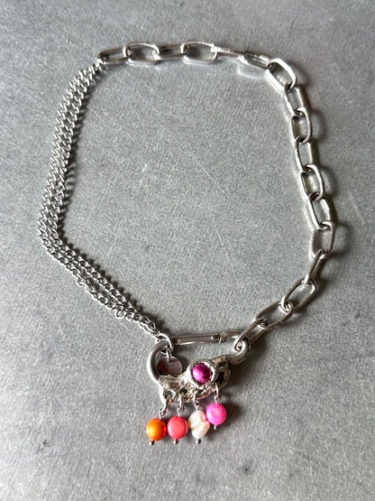 Lesbian I | soldered Carabiner Necklace