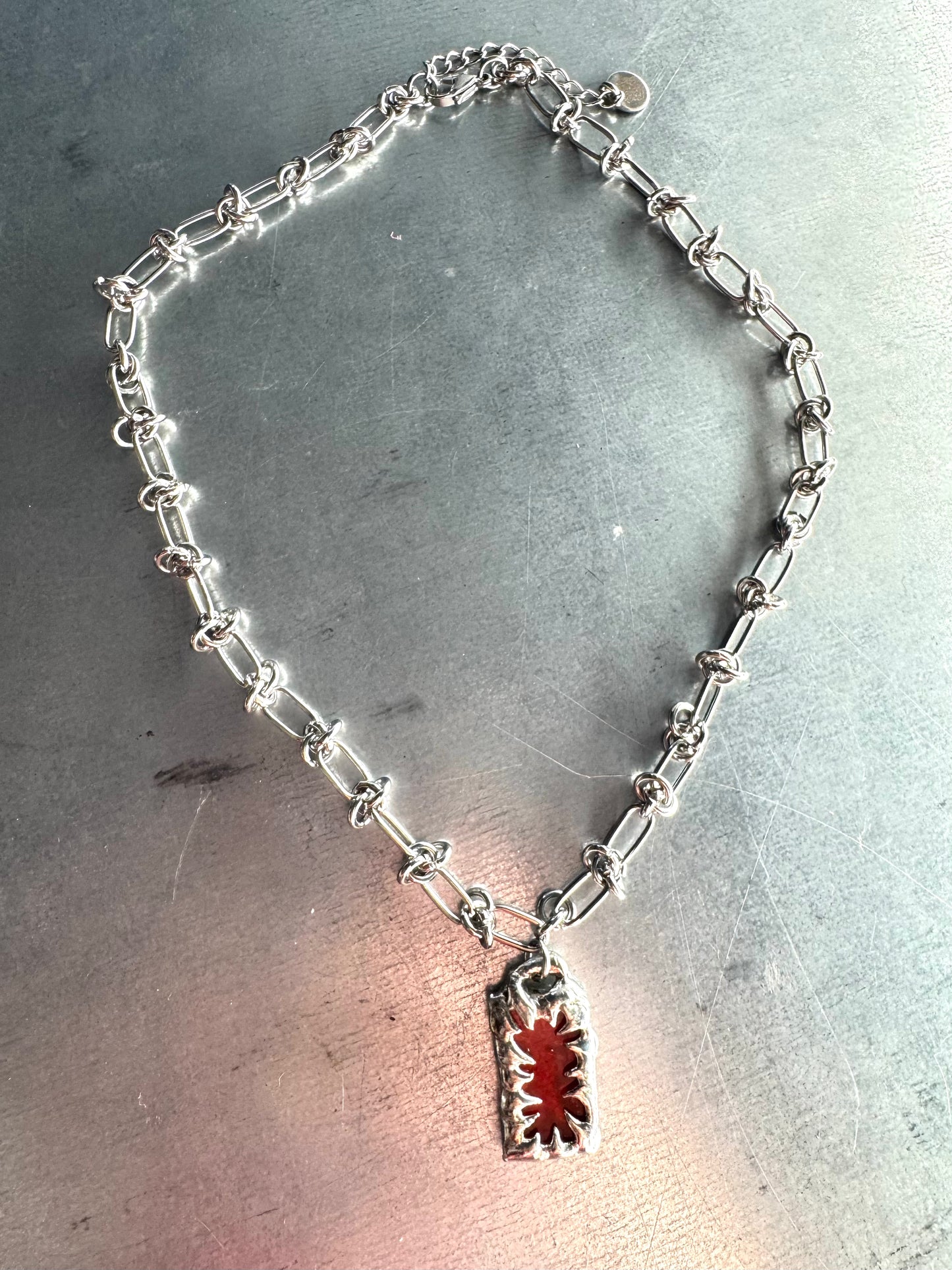 Stained Glass Collection: Lunexis | soldered Necklace