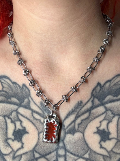 Stained Glass Collection: Lunexis | soldered Necklace