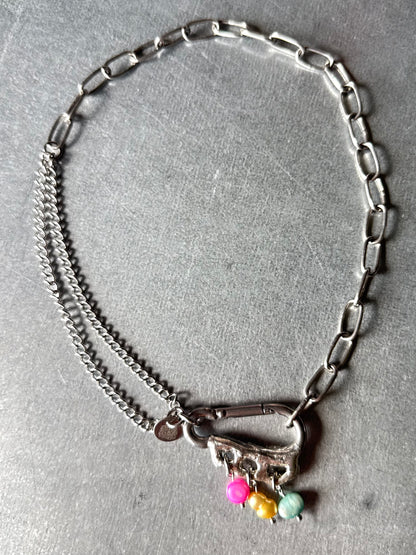 Pan | soldered Carabiner Necklace