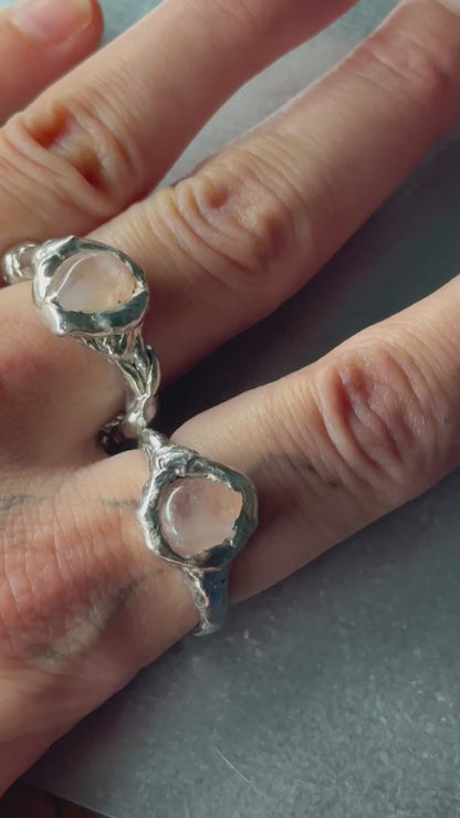 Gholka Moonstone | soldered ring