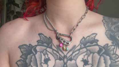 Pan | soldered Carabiner Necklace