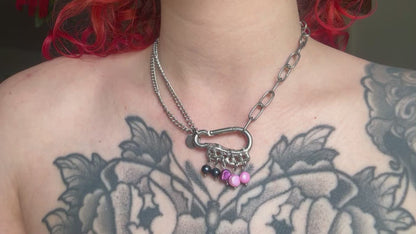 Bi | soldered Carabiner Necklace