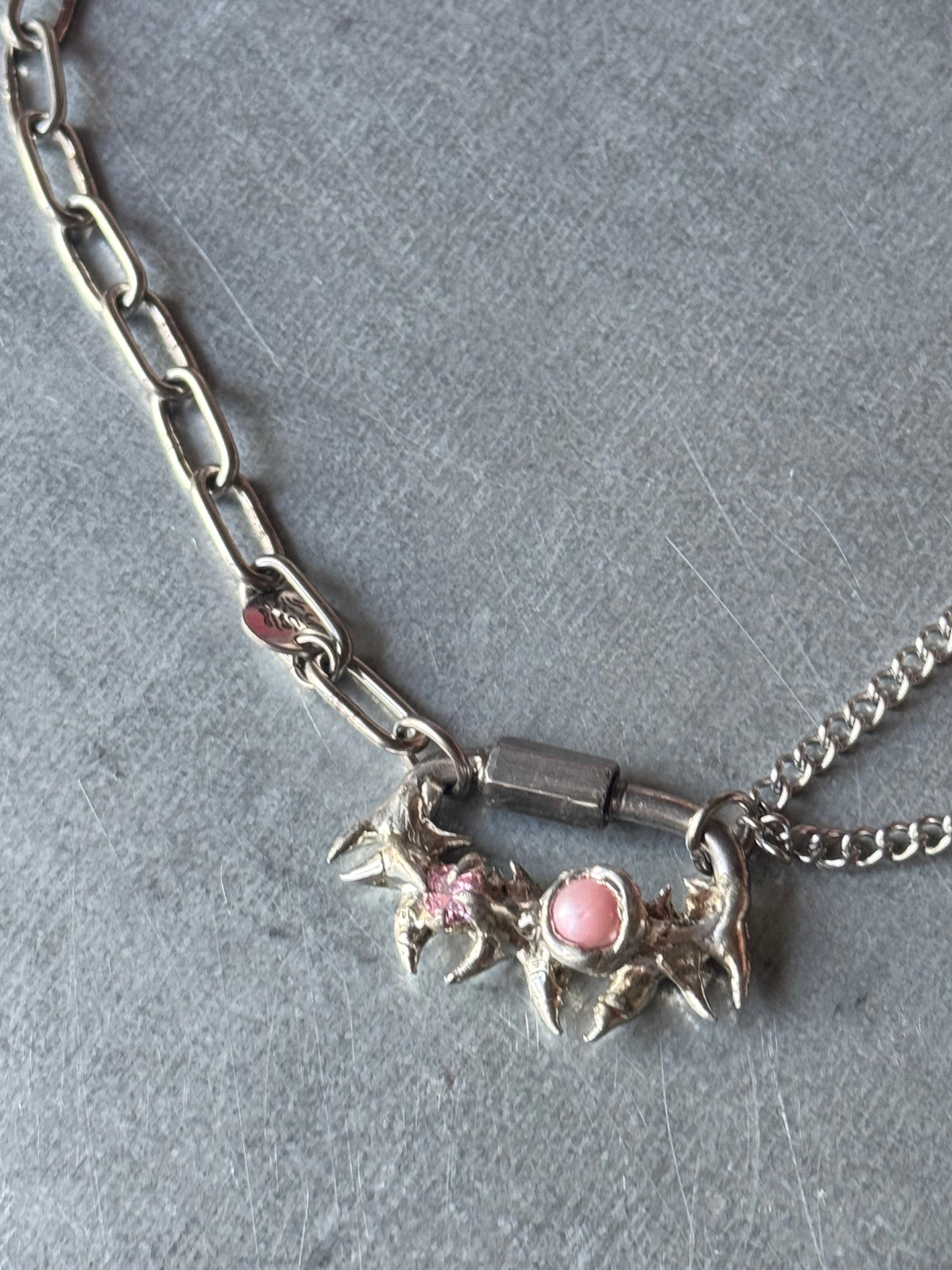 Yuna | soldered Carabiner Necklace