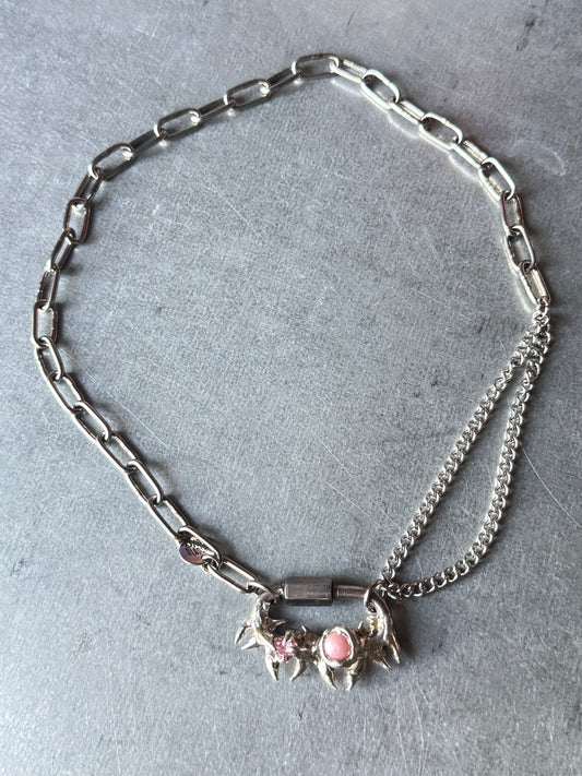 Yuna | soldered Carabiner Necklace