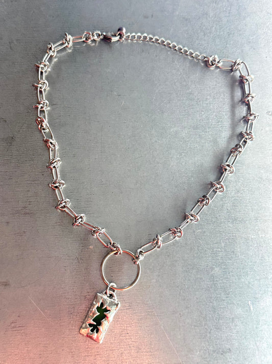 Stained Glass Collection: Zirea | soldered Necklace